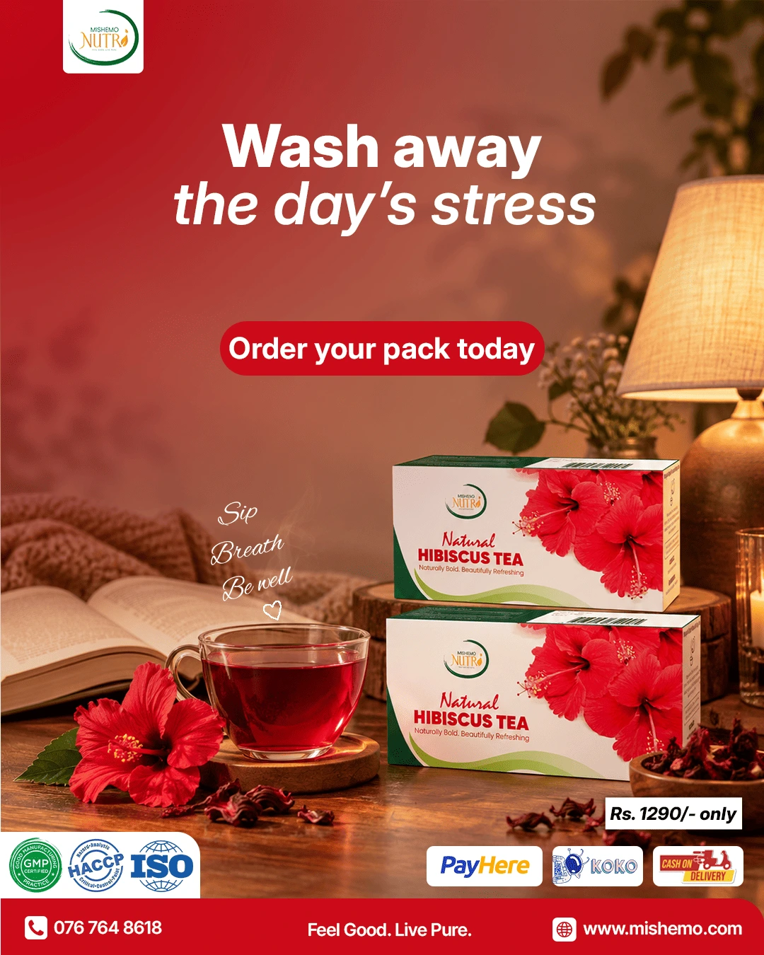 Mishemo Hibiscus Product Poster